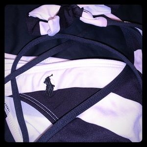 Ralph Lauren Bikini Navy & White Striped. Used